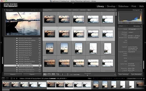 photoshop vs Lightroom
