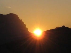 Alba dal Col di Lana