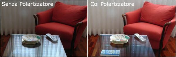 Eliminiamo i riflessi con il filtro polarizzatore