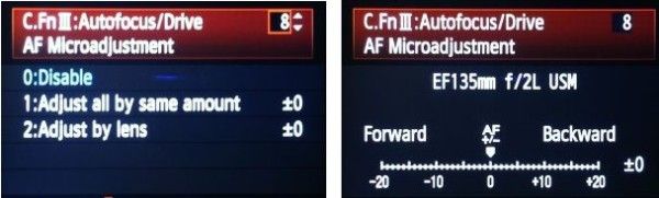 messa a fuoco micro regolazioni 1