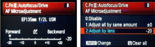 messa a fuoco micro regolazioni 2