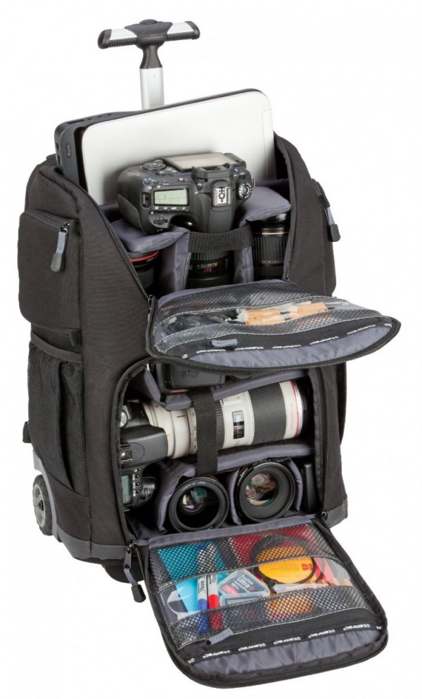 zaino fotografico trolley