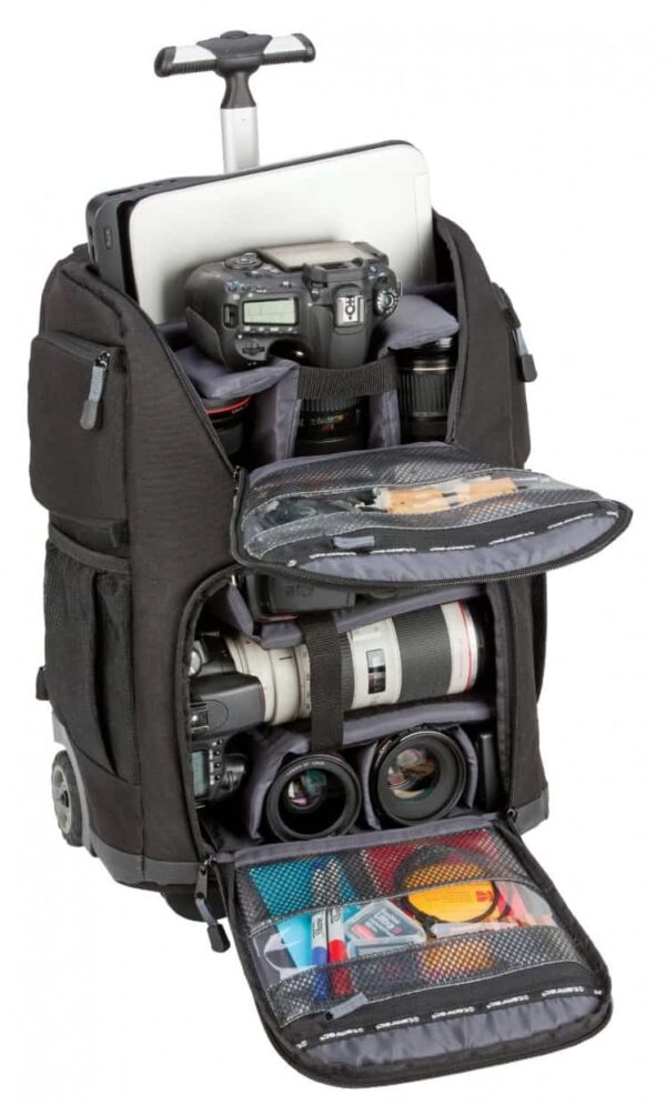zaino fotografico trolley