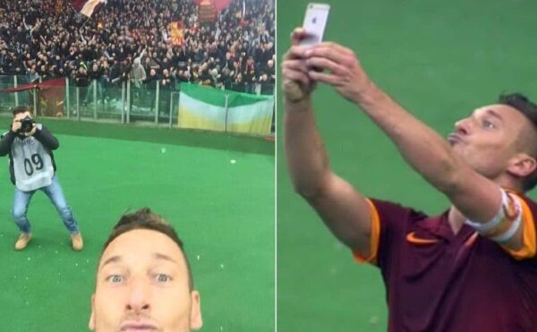 selfie totti