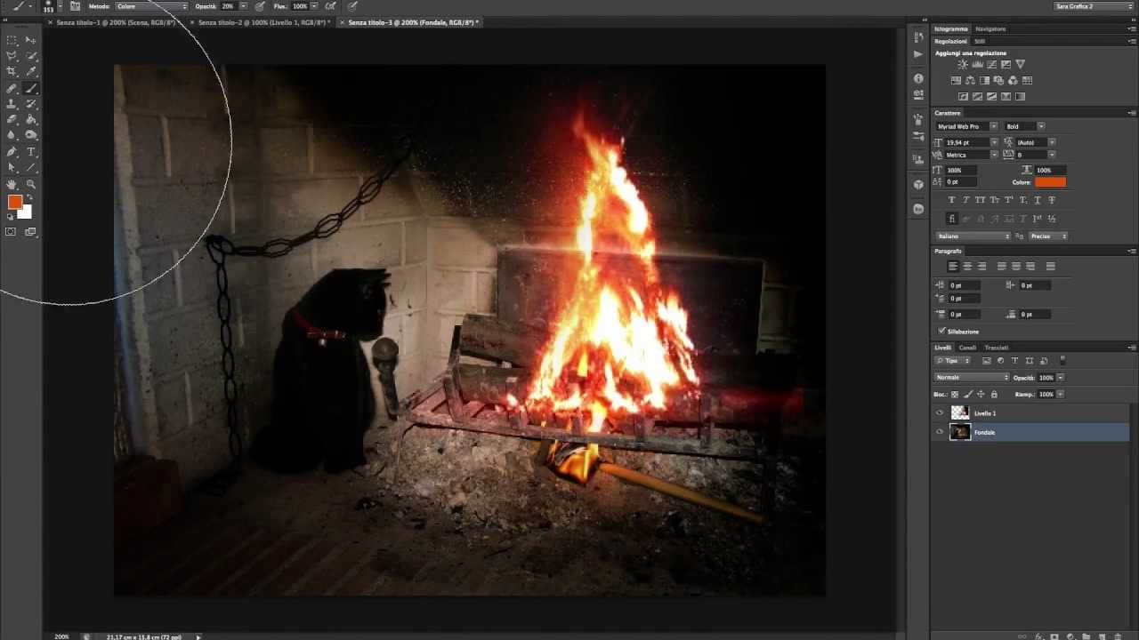 Tutorial Photoshop – effetti speciali: fuoco ed espulsione