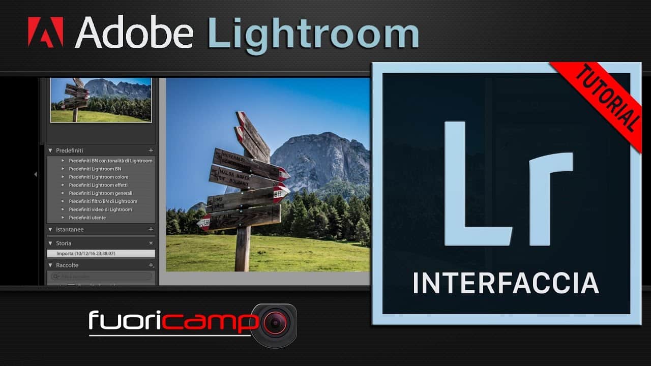 Tutorial Photoshop: Lightroom 6 / CC – INTERFACCIA