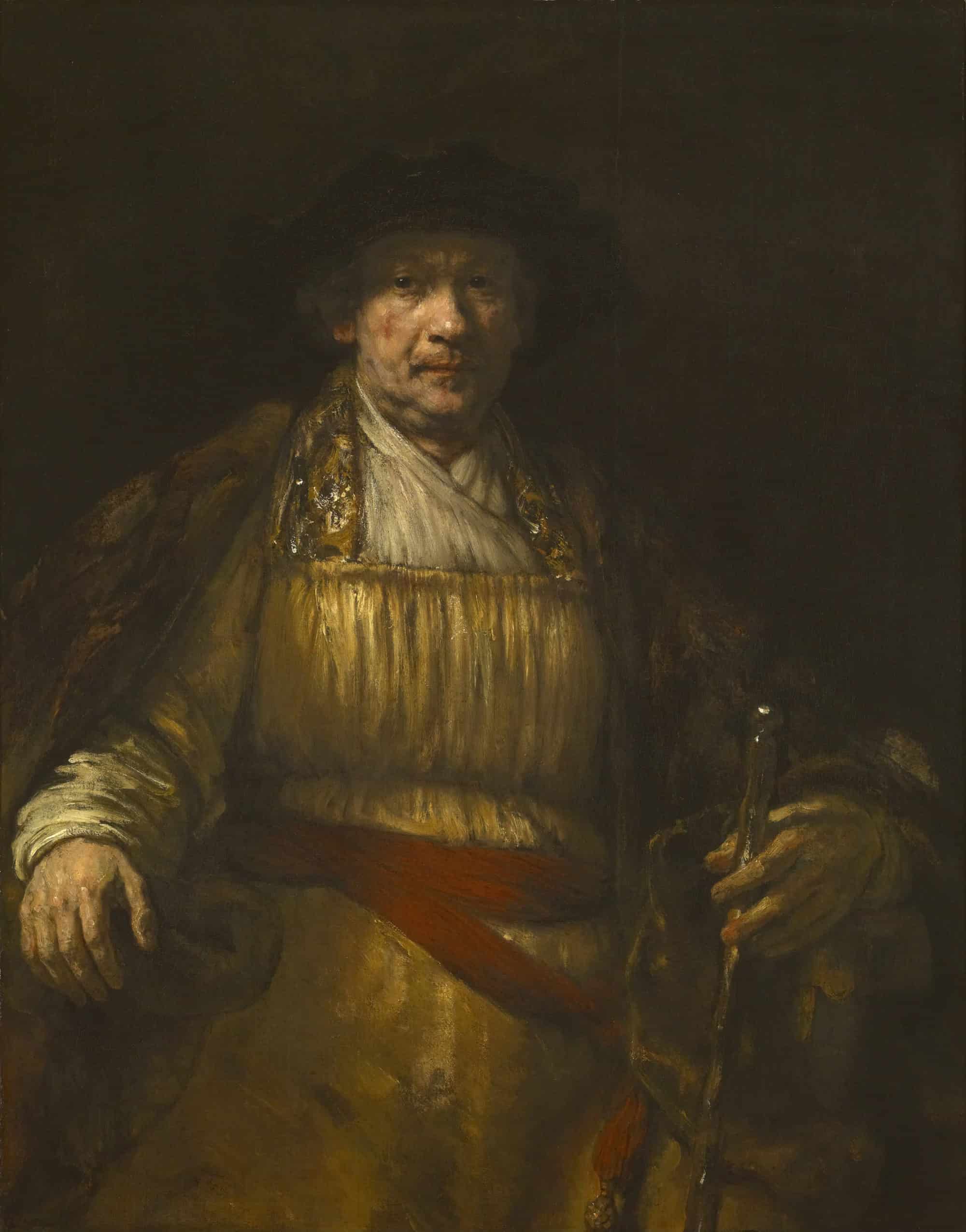 Rembrandt – Self-portret – via Wikimedia Commons