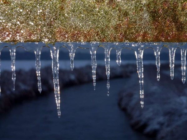 stalattiti di ghiaccio