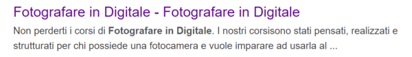 migliorare il SEO in fotografia