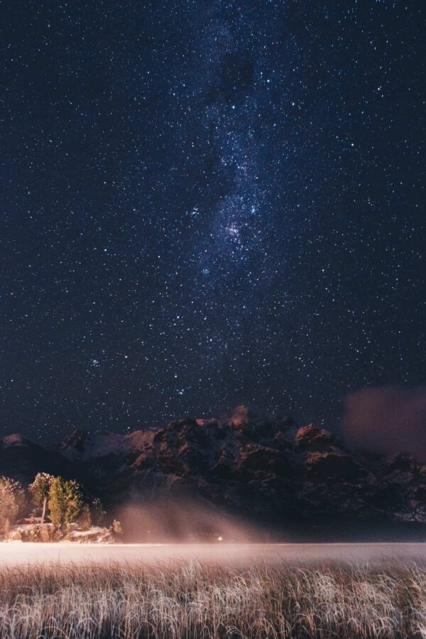 Stars in the patagonian lake