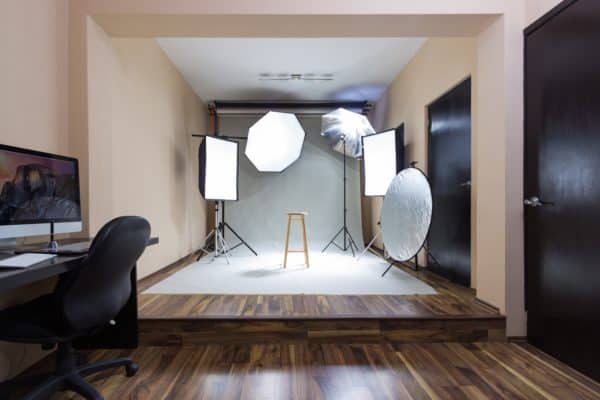 studio fotografico, riflettore