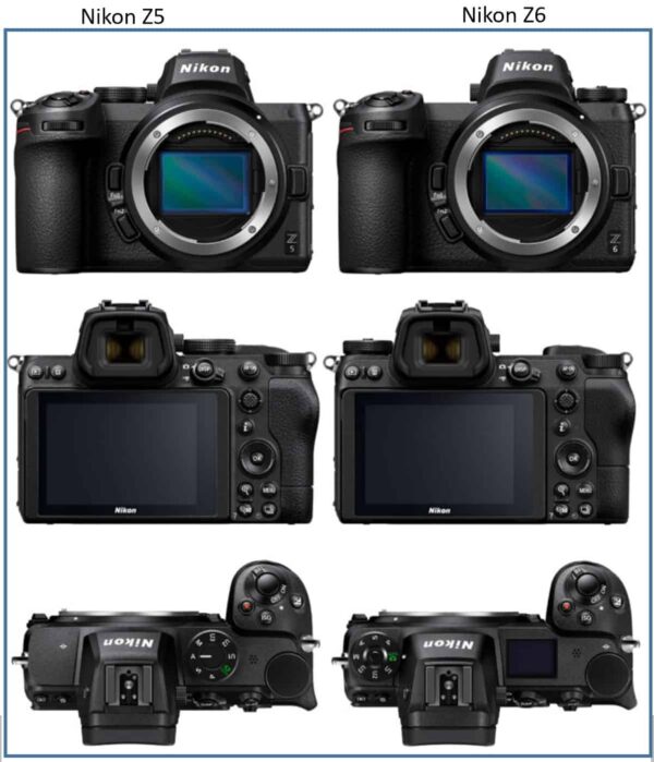 nikon z5 e nikon z6