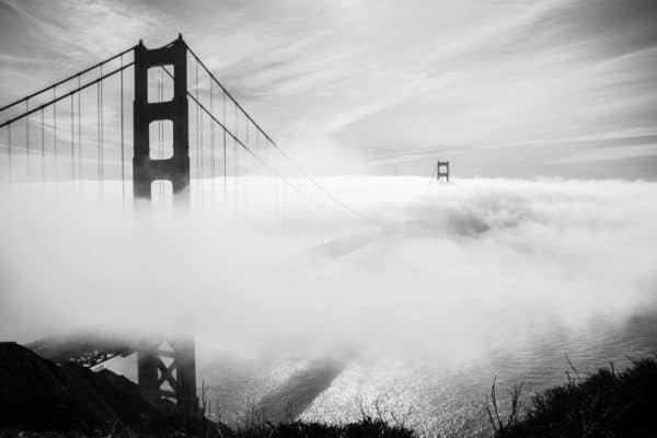 The Golden Gate in Black and White