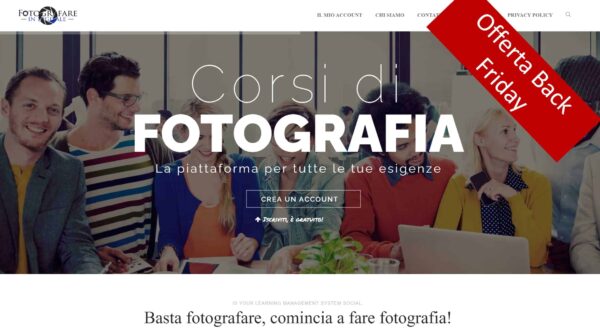 corsi fotografia black friday