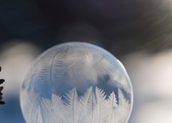 fotografare le bolle congelate