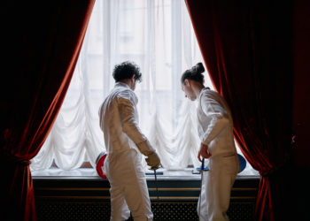 Light man people art