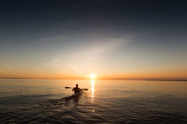 Sunset kayak