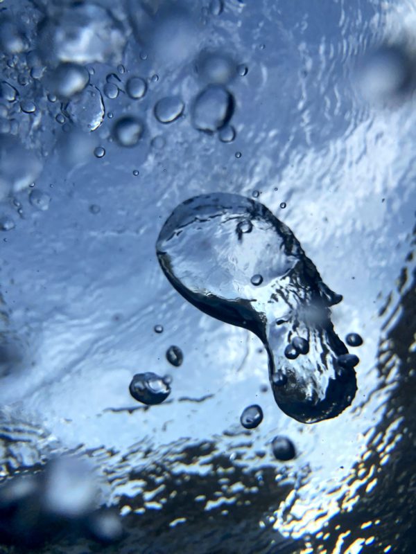 fotografare bolle sott'acqua