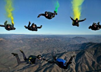 fotografia e paracadutismo