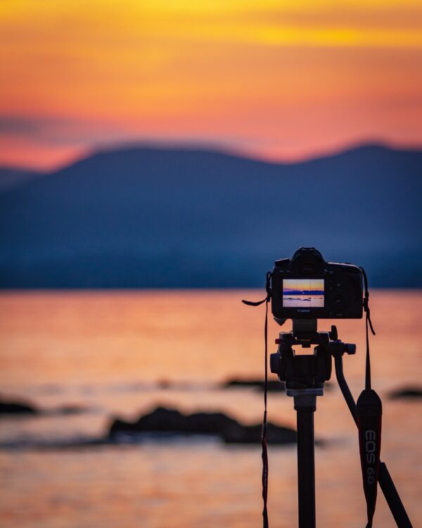 fotografia al tramonto
