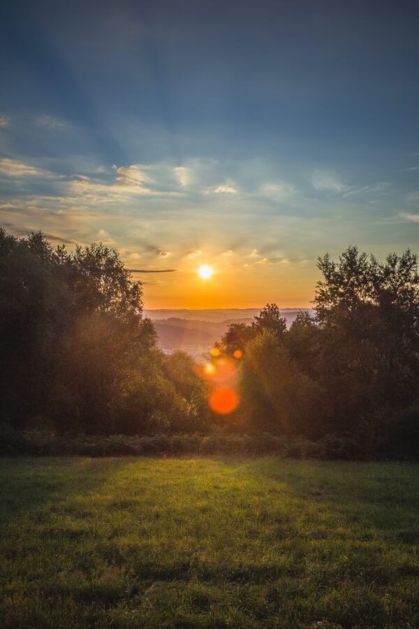 fotografia al tramonto