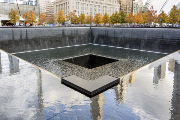 NYCs 9 11 Memorial at World Trade Center Ground Zero